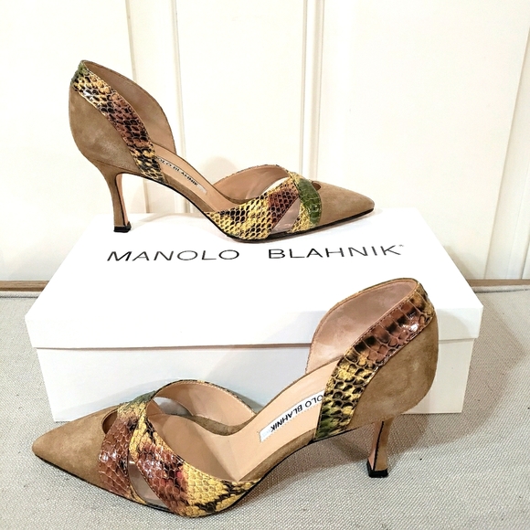 Manolo Blahnik Shoes - Like New Manolo Blahnik D'Orsay Pumps Sz 5.5